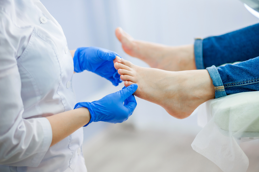 Podiatry,Doctor,Examines,The,Foot